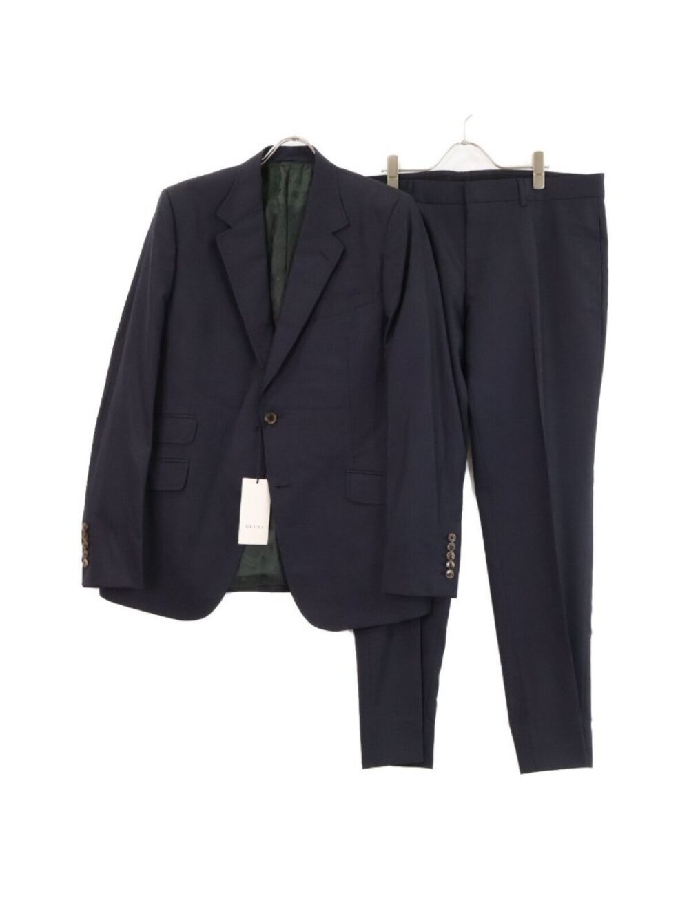 Gucci Wool Silk Single Suit